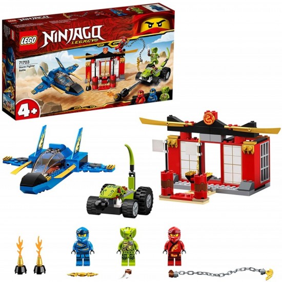 LEGO Ninjago Μάχη Με Μαχητικό Καταιγίδας 71703