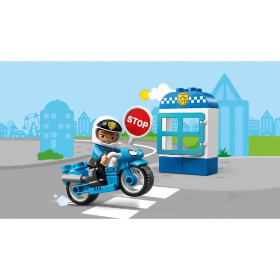 LEGO Duplo Town Αστυνομική Μοτοσικλέτα Police Bike 10900