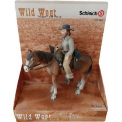 Schleich-S Trapper on Horse 70304