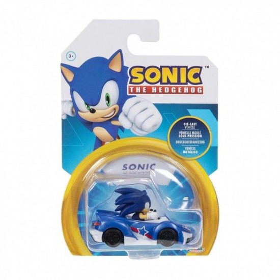 Sonic Φιγούρα με όχημα Sonic Wave 4 1:64 (3 σχέδια
