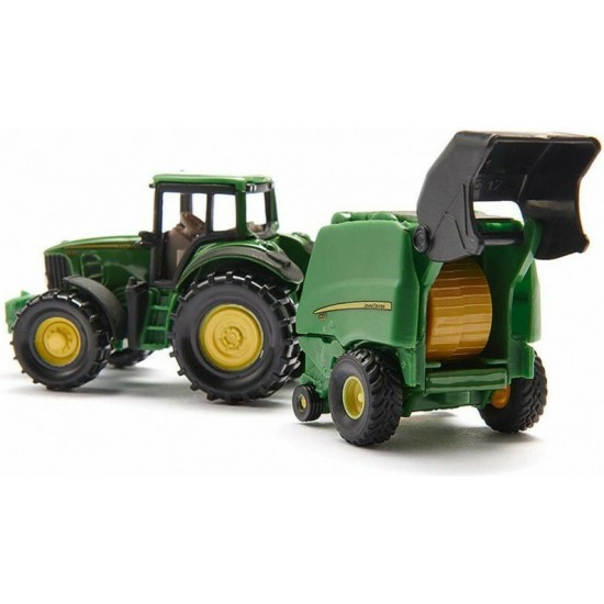 Siku Τρακτέρ John Deere με πρέσσα