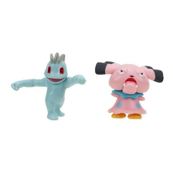 Pokemon: Machop & Snubbull Battle Figures 5 cm