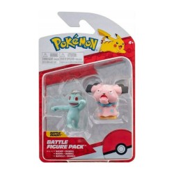 Pokemon: Machop & Snubbull Battle Figures 5 cm