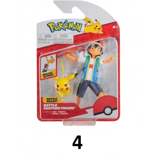 POKEMON - ΦΙΓΟΥΡΕΣ 3 ΤΕΜ. W12 4 ΣΧΕΔΙΑ (JW095155-F)