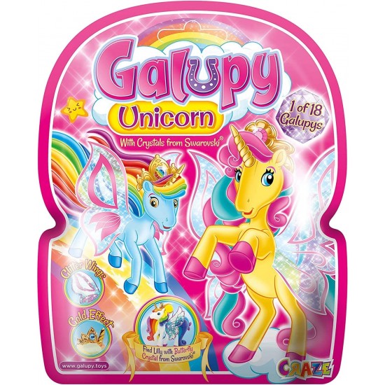 Φιγούρα 9εκ. σε σακουλάκι Unicorn Galupy (18 σχέδια)