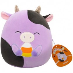 Squishmallows Halloween Λούτρινο W2A 19εκ Alexie Η Μωβ Αγελάδα