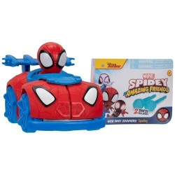 Spidey - Όχημα 12,5cm με φιγούρα Εκτοξευτής Ιστού (3 σχέδια)/display 12τεμ