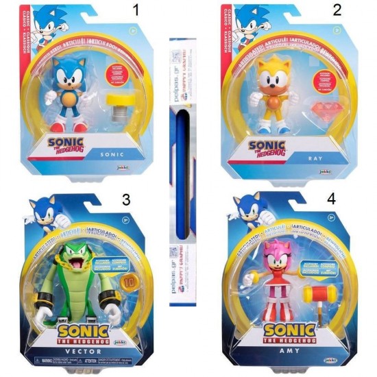 ΠΑΙΧΝΙΔΟΛΑΜΠΑΔΑ Jakks Pacific Παιχνίδι Μινιατούρα Sonic JPA41441 για 3+ Ετών 10εκ. (Διάφορα Σχέδια) 1τμχ ΠΑΙΧΝΙΔΟΛΑΜΠΑΔΑ Jakks Pacific Παιχνίδι Μινιατούρα Sonic JPA41441 για 3+ Ετών 10εκ. (Διάφορα Σχέδια) 1τμχ
