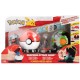 Jazwares Pokemon Παιχνίδι Pokemon Surprise Attack Gible With Poke Ball Vs. Deino με τη μπάλα του σούρουπο