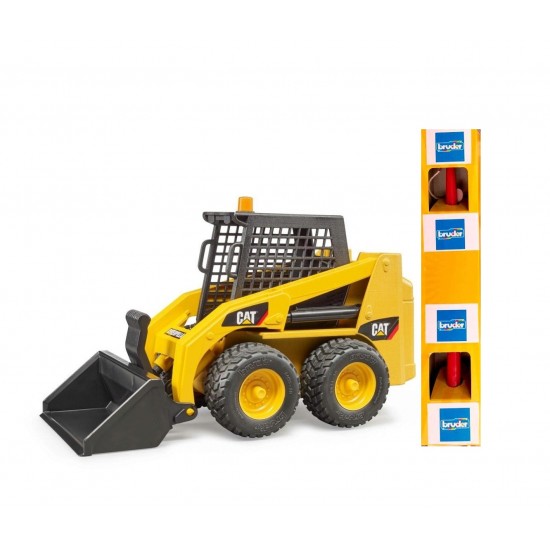 Παιχνιδολαμπάδα Bruder Φορτωτής Cat Skid Steer για 3+ Ετών