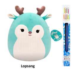 ΠΑΙΧΝΙΔΟΛΑΜΠΑΔΑ Squishmallows- Λούτρινα 30,5cm Άγρια Ζώα με Velvet Μοτίβο