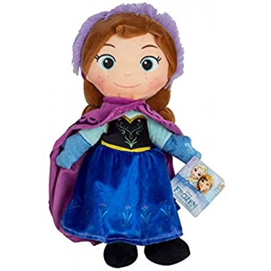 Frozen Anna Doll 30cm Επίσημο μαλακό βελούδινο παιδικό παιχνίδι Disney