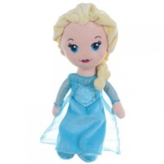 Frozen Elsa κούκλα από βελούδο Elsa σε μπλε φόρεμα Disney