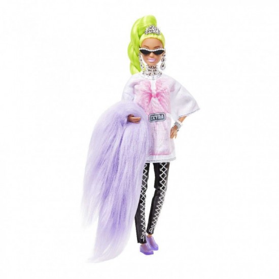 Παιχνιδολαμπάδα Barbie Extra #11 Neon Green Hair HDJ44 για 3+ Ετών Mattel