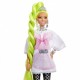 Παιχνιδολαμπάδα Barbie Extra #11 Neon Green Hair HDJ44 για 3+ Ετών Mattel