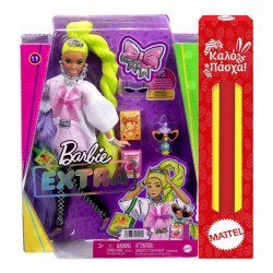 Παιχνιδολαμπάδα Barbie Extra #11 Neon Green Hair HDJ44 για 3+ Ετών Mattel