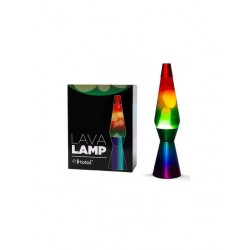 Total Gift Διακοσμητικό Φωτιστικό με Φωτισμό RGB Lava Lamp Λάμπα Λάβας Πολύχρωμο