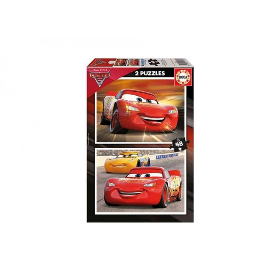  Παζλ 2x48 τεμ. Cars 3 Educa