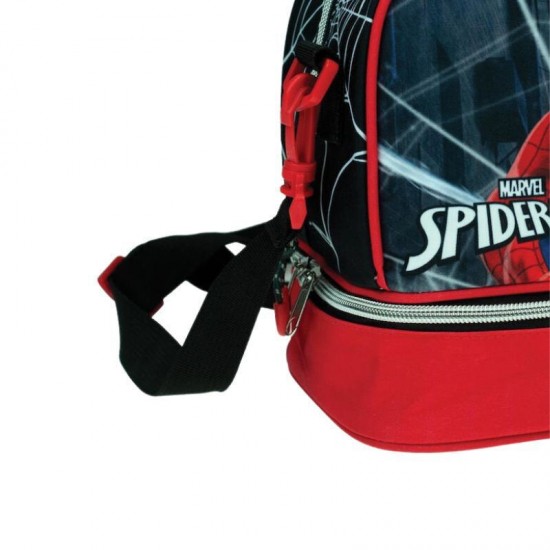 GIM ΤΣΑΝΤΑΚΙ ΦΑΓ.OBΑΛ SPIDERMAN BLACK CITY