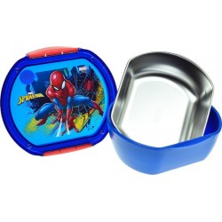 GIM ΔΟΧΕΙΟ ΦΑΓΗΤΟΥ ΑΝΟΞΕΙΔΩΤΟ ΑΤΣΑΛΙ  SS 680ML SPIDERMAN BLUE NET