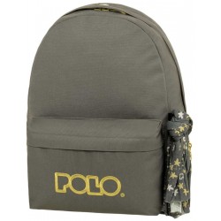 POLO ΣΑΚΙΔΙΟ ORIGINAL SCARF-ΓΚΡΙ/ΧΡΥΣΟ  2276