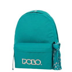 POLO ΣΑΚΙΔΙΟ ORIGINAL SCARF-ΚΥΑΝΟ/ΑΝΟΙΧΤΟ ΡΟΖ  5638