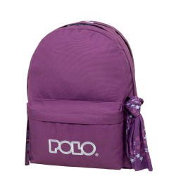 POLO ΣΑΚΙΔΙΟ ORIGINAL DOUBLE SCARF VIOLET/LIGHT CYAN-ΒΙΟΛΕΤΙ/ΑΝΟΙΧΤΟ ΚΥΑΝΟ  4657