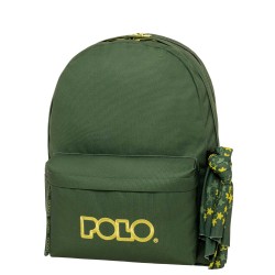 POLO ΣΑΚΙΔΙΟ ORIGINAL DOUBLE SCARF  GREEN/YELLOW-ΠΡΑΣΙΝΟ/ΚΙΤΡΙΝΟ  6271