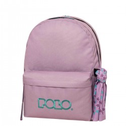 POLO ΣΑΚΙΔΙΟ ORIGINAL DOUBLE SCARF -ΛΙΛΑ/ΠΕΤΡΟΛ 4558