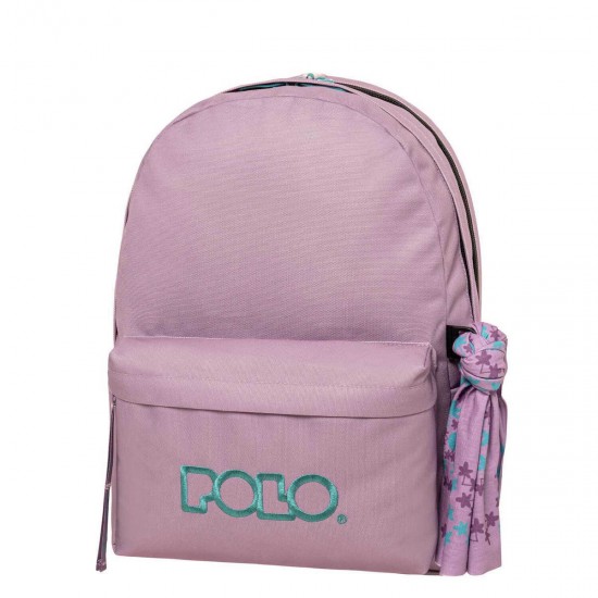 POLO ΣΑΚΙΔΙΟ ORIGINAL DOUBLE SCARF -ΛΙΛΑ/ΠΕΤΡΟΛ 4558 POLO ΣΑΚΙΔΙΟ ORIGINAL DOUBLE SCARF -ΛΙΛΑ/ΠΕΤΡΟΛ 4558