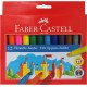 ΜΑΡΚΑΔΟΡΟΙ 12 ΧΡΩΜΑΤΩΝ JUMBO FABER-CASTELL