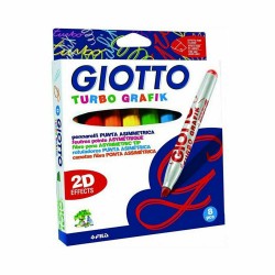 Μαρκαδόροι Giotto Turbo Grafik (8 Τεμάχια)