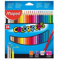Ξυλομπογιες Maped Color’ Peps 24 Χρωματα (183224)