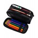 POLO PENCIL CASE CRYPTIC (P.R.C) 937001-2000-BLACK - ΜΑΥΡΟ