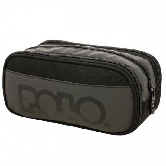 POLO PENCIL CASE CRYPTIC (P.R.C) 937001-2000-BLACK - ΜΑΥΡΟ