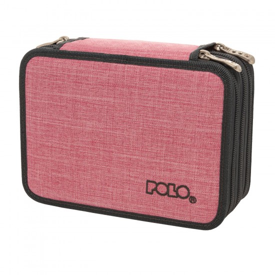 POLO PENCIL CASE SOLIDO VIVID PINK-ΕΝΤΟΝΟ ΡΟΖ 937279-4000