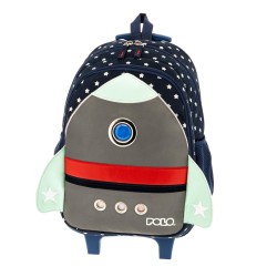 POLO ΣΑΚΙΔΙΟ TROLLEY JUNIOR ANIMATION-SPACESHIP