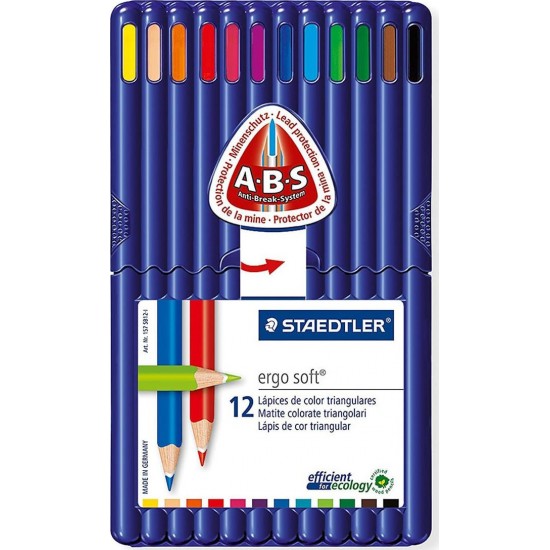  STAEDTLER COLOR ERGOSOFT 157SB12 ΞΥΛΟΧΡΩΜΑΤΑ 12 ΤΕΜΑΧΙΩΝ