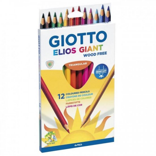 Ξυλομπογιές Giotto Elios giant 12τεμ. 221500