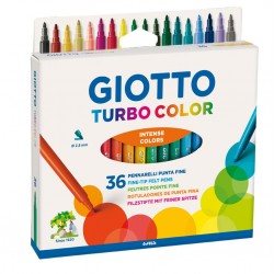 Μαρκαδόροι Giotto Turbo Color 36 Χρωμάτων 