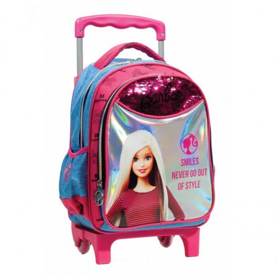 GIM Τσάντα Trolley Νηπίου Barbie Denim Fashion  349-66072