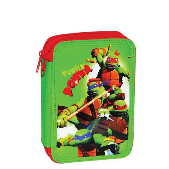 GIM TMNT Ninja Power Χελωνονιντζάκια Κασετίνα Διπλή 334-08100