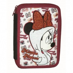 GIM Minnie Mouse Athletic Κασετίνα Διπλή Γεμάτη 340-67100