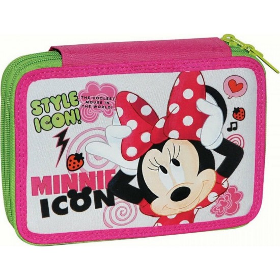 Gim Minnie Icon κασετίνα διπλή γεμάτη 340-58100