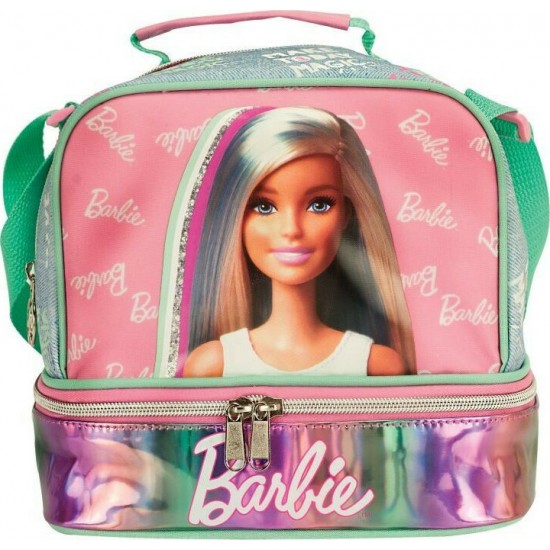 GIM ΤΣΑΝΤΑΚΙ ΦΑΓ.OBΑΛ BARBIE THINK SWEET