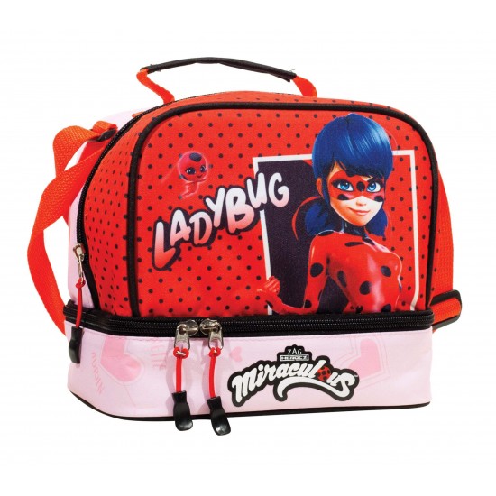 ΤΣΑΝΤΑ ΦΑΓΗΤΟΥ GIM MIRACULOUS LADYBUG MARINETTE 346-04220