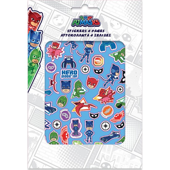 ΑΥΤΟΚΟΛΛΗΤΑ 300ΤΕΜ ΜΠΛΟΚ 14,5Χ21,5ΕΚ PJ MASKS