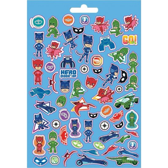 ΑΥΤΟΚΟΛΛΗΤΑ 300ΤΕΜ ΜΠΛΟΚ 14,5Χ21,5ΕΚ PJ MASKS