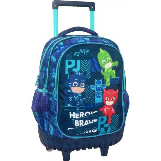 ΤΣΑΝΤΑ ΤΡΟΛΛΕΥ 34X20X45 ΔΗΜΟΤΙΚΟΥ PJ MASKS HERO