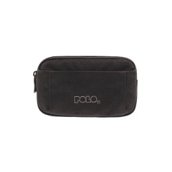 POLO ΜΠΑΝΑΝΑ ΤΣΑΝΤΑΚΙ  VERTICAL BELT BLACK - ΜΑΥΡΟ